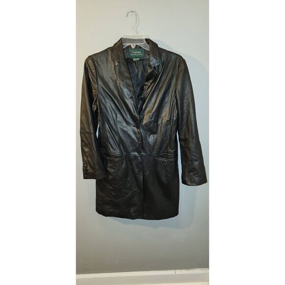 Ralph Lauren Black Mid Length Jacket/ Blazer - Picture 1 of 5